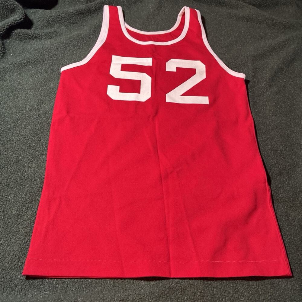 Vintage 60’s 70’s Champion Basketball Jersey Tank Top L
